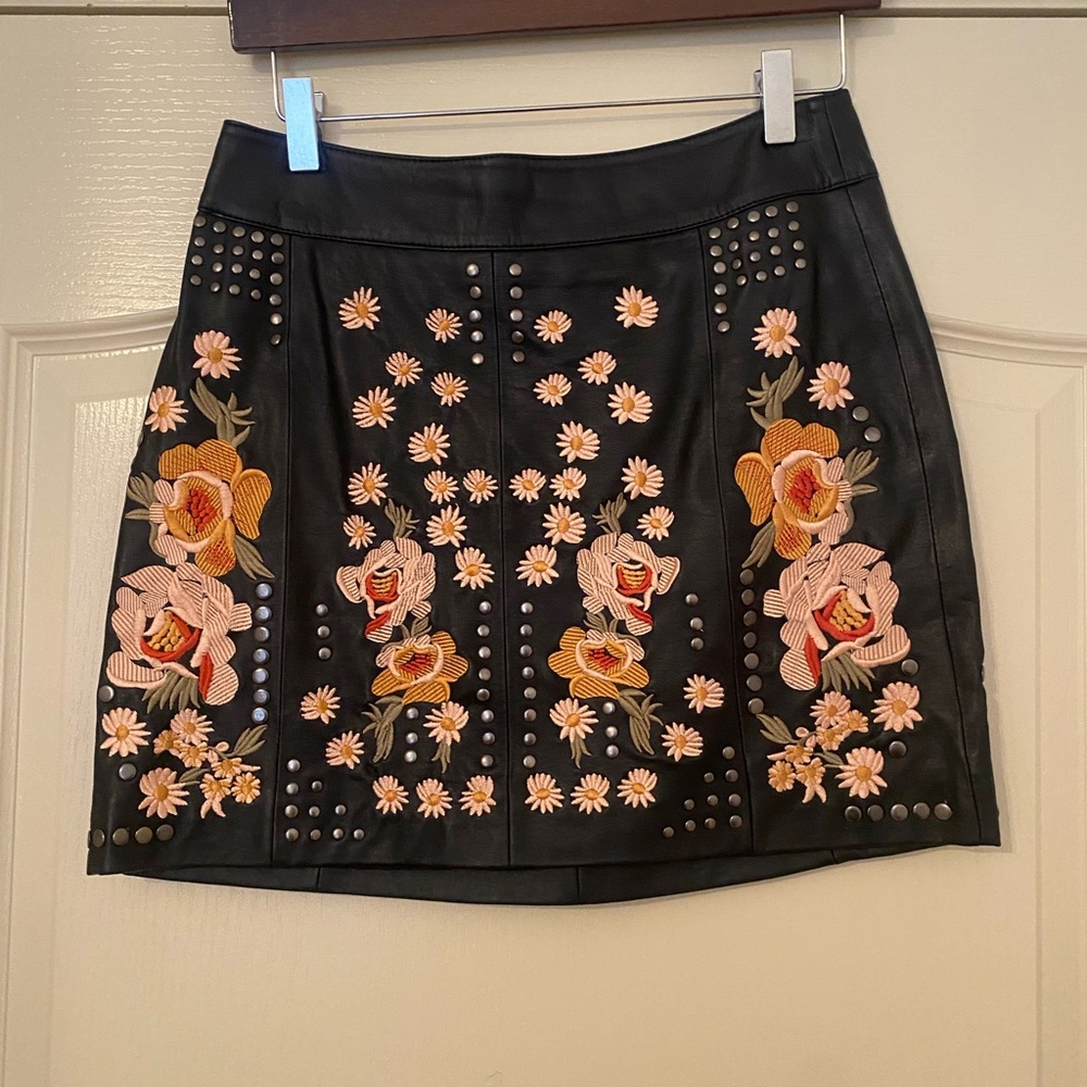 Free People embroidered mini